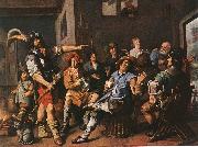 MOLENAER, Jan Miense The Denying of Peter sdg France oil painting reproduction